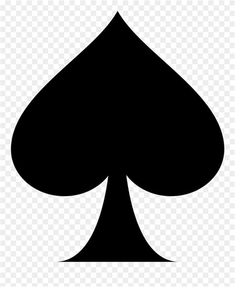 Ace Of Spades Card Png Clip Art Library