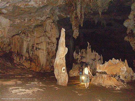 Cave Formations In Natural Cave Thailand