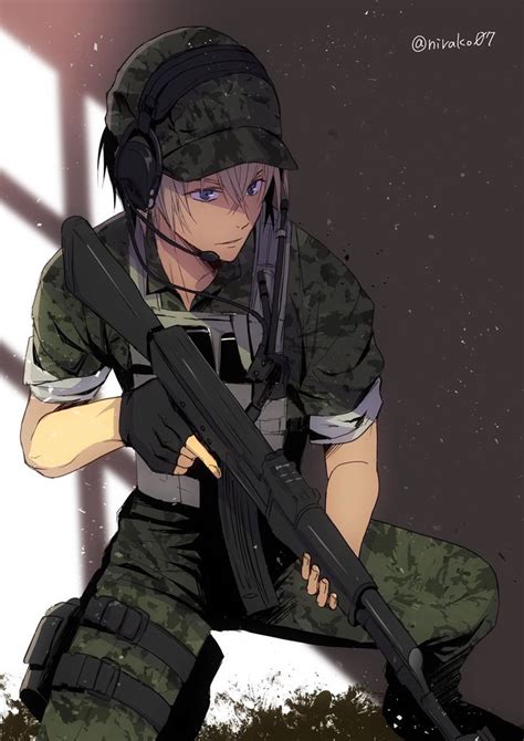 Pin By 雪慧 梁 On 코난 Anime Warrior Anime Military Cute Anime Guys