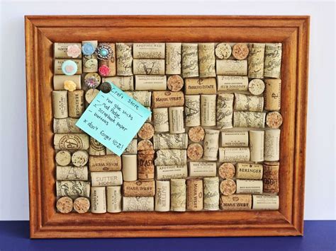 Wine Cork Bulletin Board Br