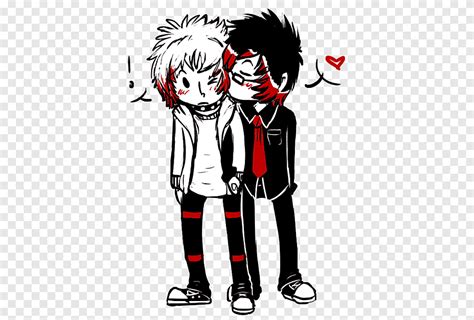 Drawing Animation Emo Animation Love White Png Pngegg