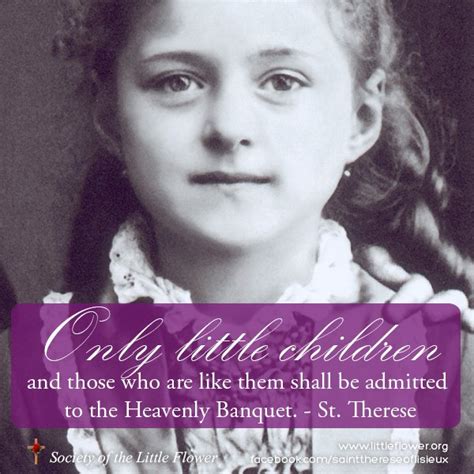 St Therese Daily Inspiration The Heavenly Banquet