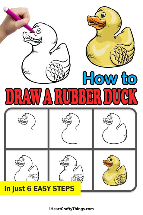 How To Draw A Rubber Duck A Step By Step Guide Drawing For Kids