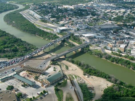 Aerial Of Mcallen Hidalgo International Bridge Places Of Interest
