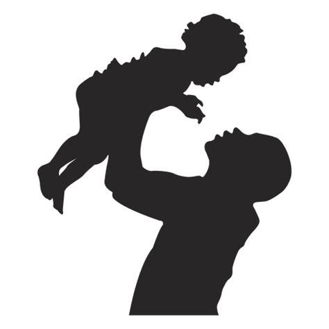 Father Raising Kid Transparent Png And Svg Vector File