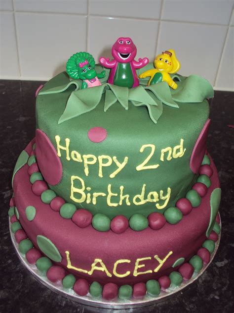 Barney And Friends 2nd Birthday Cake