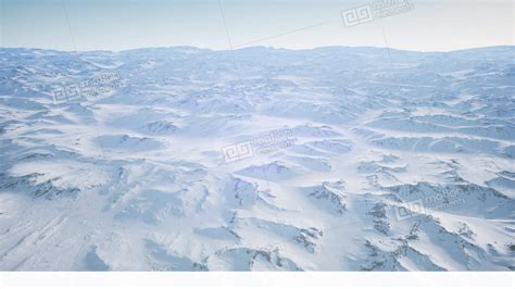 Polar Snow Rocky Mountains Ridges In A Cold Polar Region Stock Video