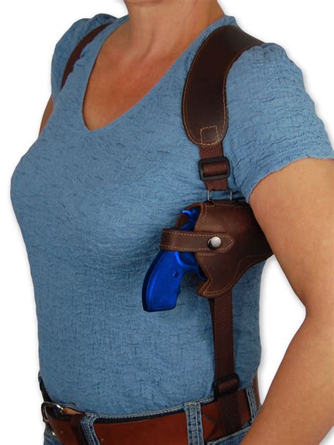 New Barsony Brown Leather Horizontal Shoulder Holster Rossi Eaa 2