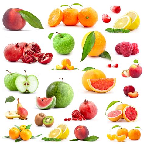 Assorted Fruit Lot Collage Fruit Orange Fruit Lemons Apples Hd