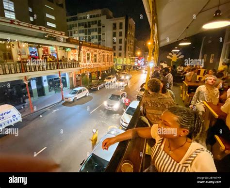 Long Street Bars Cape Town Western Cape South Africa Stock Photo Alamy