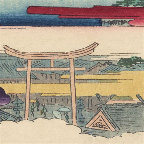 Fuji Arts Japanese Prints Tsukuda Island By Hiroshige Ii 1826 1869