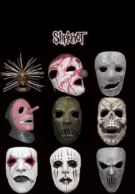 Sinfonia Metal Slipknot Masks
