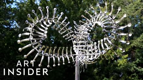 How These Metal Sculptures Move With The Wind Youtube