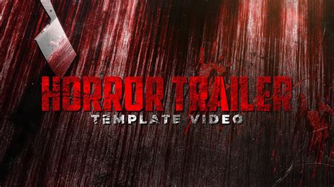 Horror Trailer Template Without Text Free Download Youtube