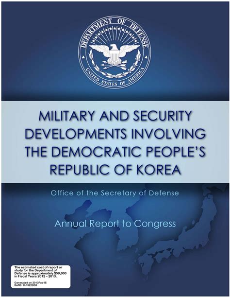 Military And Security Developments Involving The Democratic Peoples