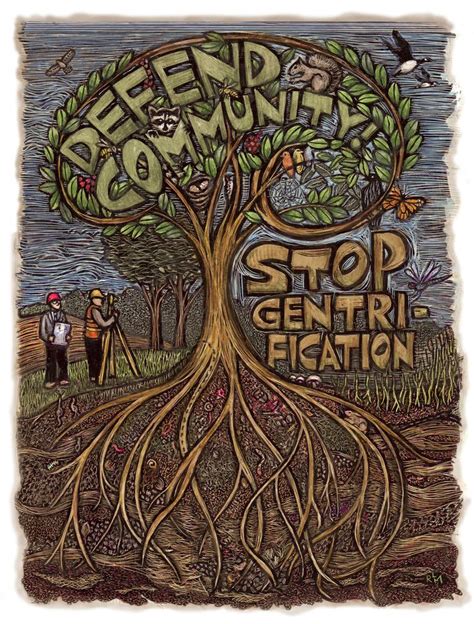 Defend Community Poster Art For Social Justice Ricardo Levins Morales Activist Art