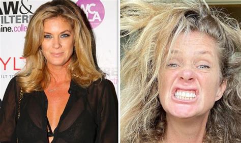 Rod Stewarts Ex Wife Rachel Hunter Suffers Extreme Hair Crisis Whats