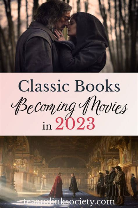 Books Becoming Movies In 2023 Classics Edition Tea And Ink Society
