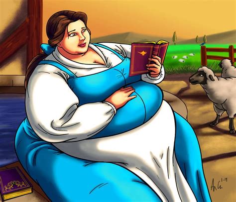 Big Belle by Ray-Norr | Disney princess fan art, Disney quotes funny