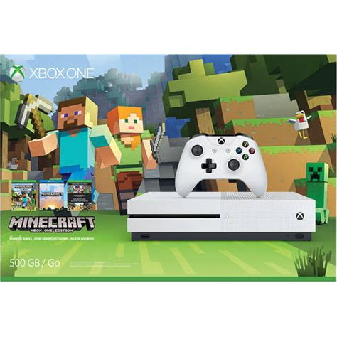Xbox One S 500gb Console With Minecraft Xbox One