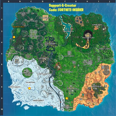 Fortnite Easy And Hard Firing Range Target Locations How And Where To