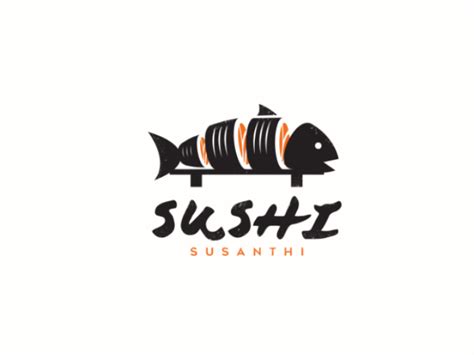 Sushi Logo Sushi Logo Sushi Sushi Bar Design