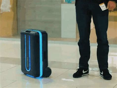 Hate Carrying Your Luggage This New Robot Suitcase Will