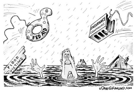 Granlund Cartoon Flood Assistance