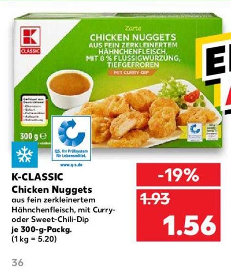 Finde jetzt schnell ► kaufland chicken nuggets angebote der woche und den günstigsten preis. K Classic Chicken Nuggets Angebot bei Kaufland