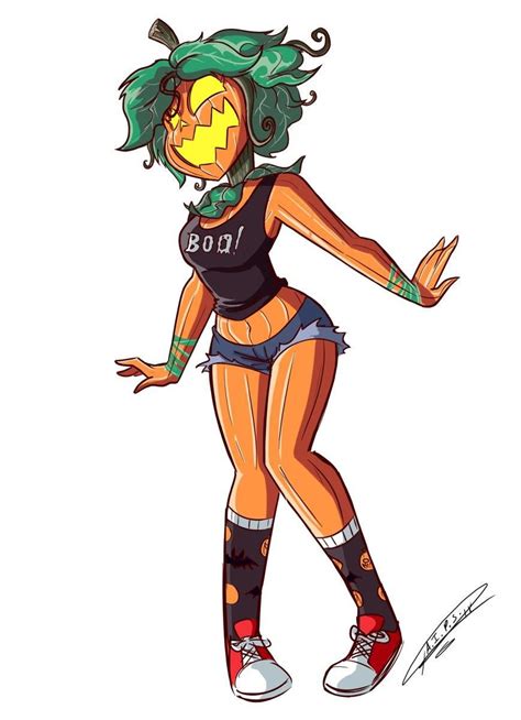 creator of villainous presents pumpkin girl monster girls monster girl pumpkin character