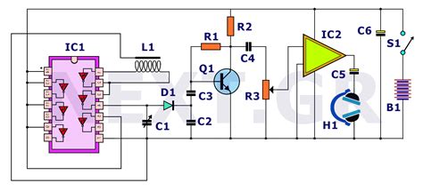A smart diy metal detector. Simple deep searching metal detector circuit | Détecteur ...