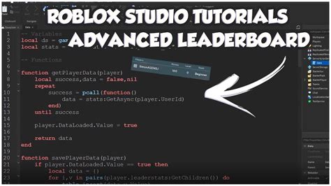 Roblox Studio Tutorials How To Make An Advanced Leaderboard Youtube