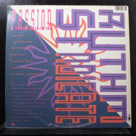 Rhythm Syndicate Passion 12 Vg Ipt12 54063 House 1991 Vinyl