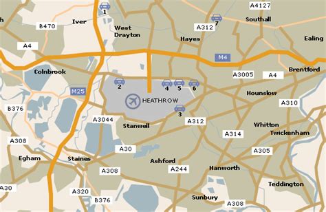 Heathrow Airport Map