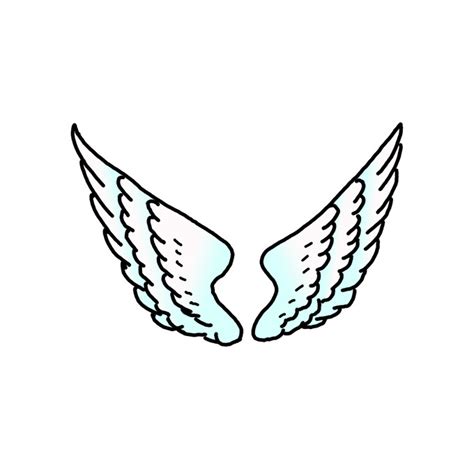 Wings How To Draw Mangaanime Art Wings Drawing