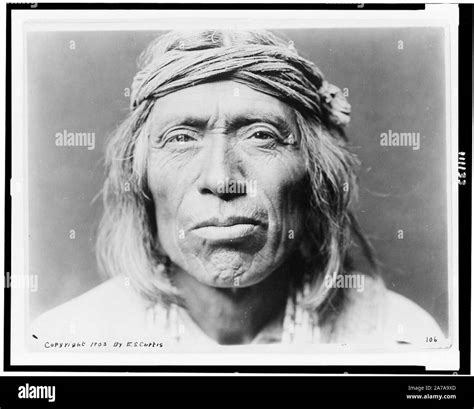 Vintage Native American Indian Portrait Photograph Stock Photo Alamy