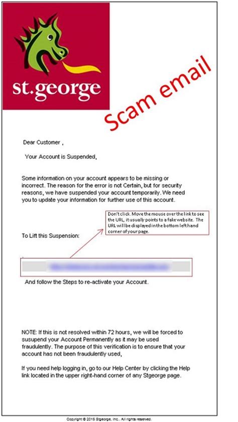 Mary's bank checking or savings account for a fixed amount ('transfers' function) from an account at another financial institution, use pay now. Past examples of scam and alerts | St.George Bank