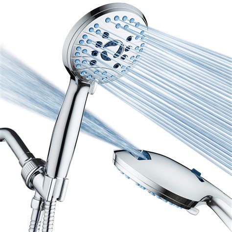 Buy Aquacare High Pressure 8 Mode Handheld Shower Head Anti Clog Nozzles Built In Power Wash