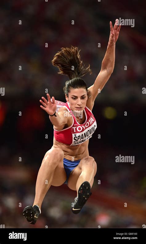 serbia s ivana spanovic during the women s long jump during day seven of the iaaf world