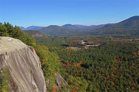 Cathedral Ledge Autumn Conway Nh New Hampshire Ledge