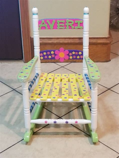 Helping sellers understand their audience. Personalized child's rocking chair | Kids rocking chair ...