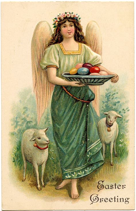 23 Easter Angels Pictures! - The Graphics Fairy