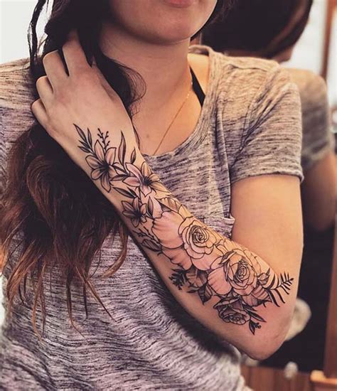Top Floral Arm Tattoo Female Latest In Eteachers
