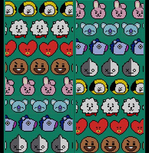Bt21 Pattern A Thing In Progress Фенечка Дизайны вышивки Вышивка