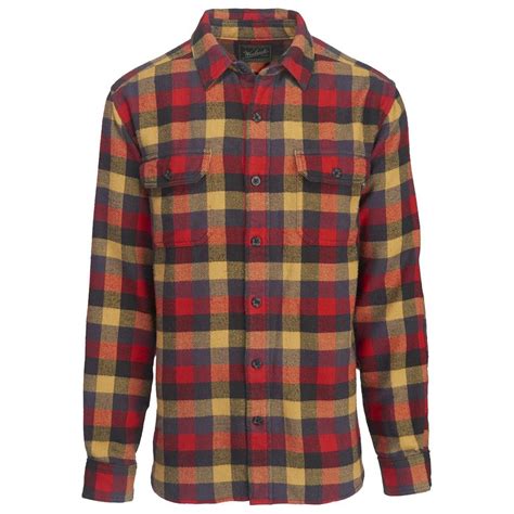 Kenco Outfitters Woolrich Mens Oxbow Bend Plaid Flannel Shirt