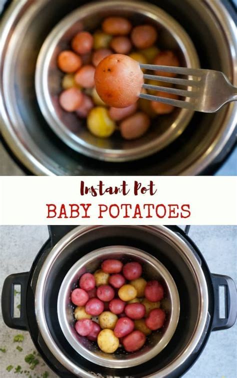 Maybe you would like to learn more about one of these? Instant Pot Steamed Baby Potatoes | Recipe | Instant pot ...