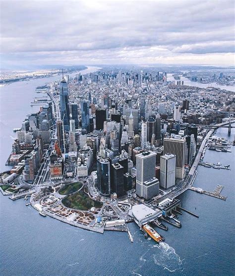 Manhattan Nyc Birds Eye View From A 🚁 Photo By Erwnchow New York