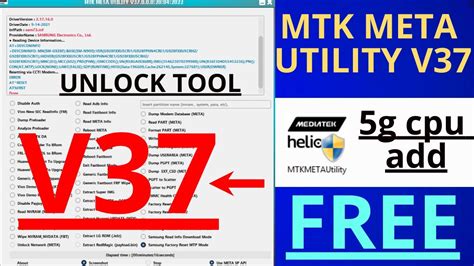 MTK Auth Bypass Tool V37 Update 2022 Mtk Auth Bypass Tool Latest