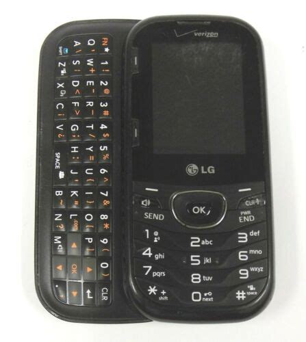 Lg Cosmos 2 Ii Vn251 Black Verizon Cellular Slider Keyboard Phone