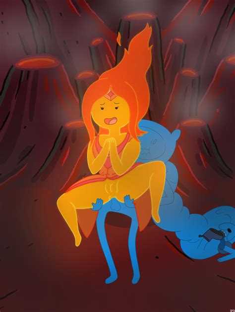 Rule 34 Adventure Time Bpq00x Finn The Human Flame Princess Jake The